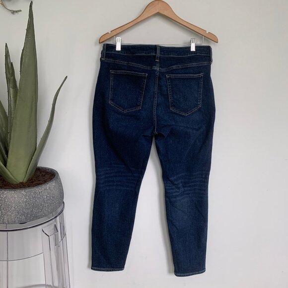 Gap  Mid Rise Curvy True Skinny Jeans Dark Indigo 33 / 16 - Picture 10 of 12